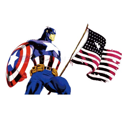 Captain America Iron-on Stickers (Heat Transfers)NO.79